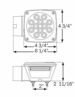 LED TAIL LIGHT OVER 80IN;DRIVE
